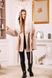 фото Жіноче пальто з білим хутром песця в онлайн крамниці жіночого одягу https://furstore.shop