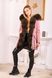 фото Рожева парка з розкішним хутром під соболь  в онлайн крамниці жіночого одягу https://furstore.shop