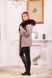 фото Рожеве пальто з хутряним капюшоном в онлайн крамниці жіночого одягу https://furstore.shop