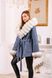 фото Жіноче пальто з хутряними манжетами та капюшоном в онлайн крамниці жіночого одягу https://furstore.shop
