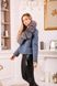 photo Jeans  jacket with natural fur in the women's furs clothing web store https://furstore.shop