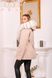 фото Жіноче пальто з білим хутром песця в онлайн крамниці жіночого одягу https://furstore.shop
