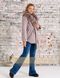 фото Жіноче пальто кольору лаванда з хутряним коміром в онлайн крамниці жіночого одягу https://furstore.shop