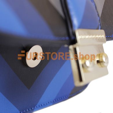 фотогорафия Сумка de esse DS30578-1 Синяя в магазине женской меховой одежды https://furstore.shop