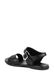 photo Stylish black leather sandals in the women's furs clothing web store https://furstore.shop