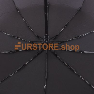 фотогорафия Зонт складной de esse 3114 автомат Черный в магазине женской меховой одежды https://furstore.shop