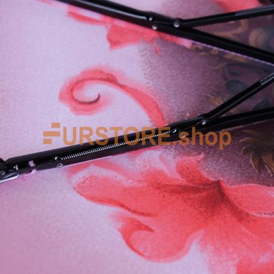 фотогорафия Зонт складной de esse 3136 автомат Розовый в магазине женской меховой одежды https://furstore.shop