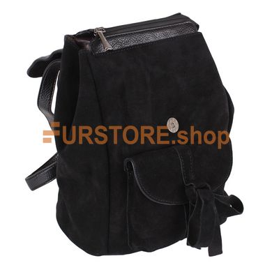 фотогорафия Сумка-рюкзак de esse TL37441-1YB Черная в магазине женской меховой одежды https://furstore.shop