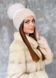 фото Норкова бежева шапка в онлайн крамниці жіночого одягу https://furstore.shop