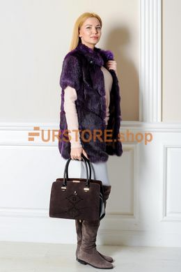 фотогорафия Меховой полушубок из кролика в магазине женской меховой одежды https://furstore.shop