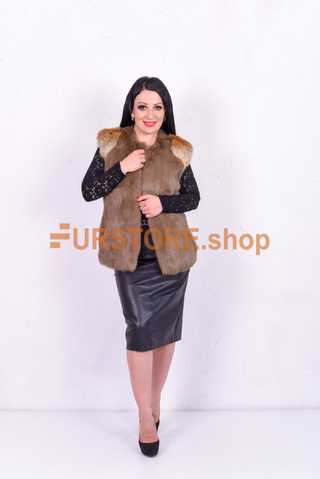 Rabbit fur vest from  -  - online web store of  women's fur clothes from Ukraine