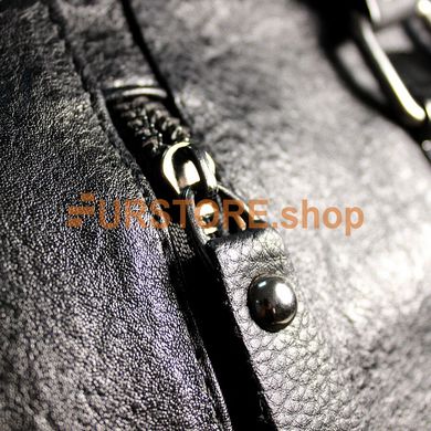 фотогорафия Сумка de esse C22560-1 Черная в магазине женской меховой одежды https://furstore.shop