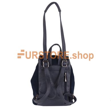 фотогорафия Сумка-рюкзак de esse TL37441-17YB Синяя в магазине женской меховой одежды https://furstore.shop