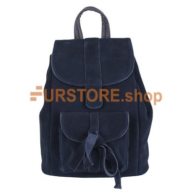 фотогорафия Сумка-рюкзак de esse TL37441-17YB Синяя в магазине женской меховой одежды https://furstore.shop