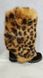 photo Leopard women's high boots, natural fur in the women's furs clothing web store https://furstore.shop