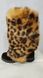 photo Leopard women's high boots, natural fur in the women's furs clothing web store https://furstore.shop