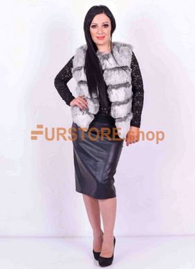 photographic DIY rabbit fur vest in the women's fur clothing store https://furstore.shop