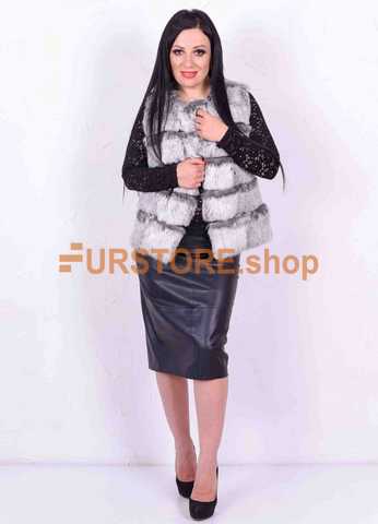 Rabbit fur vest from  -  - online web store of  women's fur clothes from Ukraine