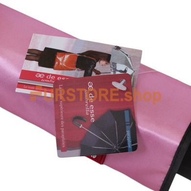 фотогорафия Зонт складной de esse 3139 автомат Розовый в магазине женской меховой одежды https://furstore.shop