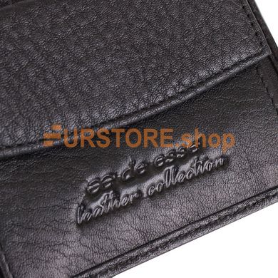 фотогорафия Портмоне de esse LC47612-208 Черное в магазине женской меховой одежды https://furstore.shop