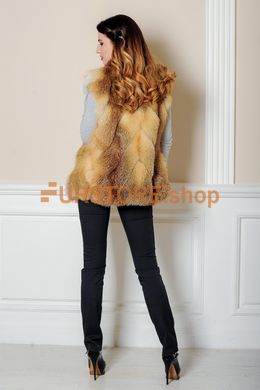 photographic Youth fox vest in the women's fur clothing store https://furstore.shop
