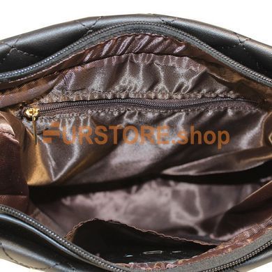 фотогорафия Сумка de esse C22810-1 Черная в магазине женской меховой одежды https://furstore.shop