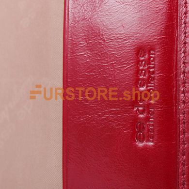 фотогорафия Обложка для паспорта de esse LC14002-YP11 Бордовая в магазине женской меховой одежды https://furstore.shop