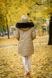 фото Бежева песцева парка | натуральне хутро в онлайн крамниці жіночого одягу https://furstore.shop
