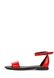 фото Женские красные босоножки TOPS в интернет магазине магазине меха https://furstore.shop