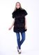 фото Розкішна хутряна жилетка з бордовою вставкою в онлайн крамниці жіночого одягу https://furstore.shop