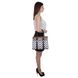 фото Сумка de esse DS34322-YB Черно-белая в онлайн крамниці жіночого одягу https://furstore.shop