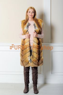 photographic Fox vest in the women's fur clothing store https://furstore.shop