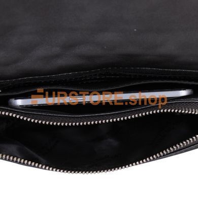 фотогорафия Сумка de esse DS23873-402J Черная в магазине женской меховой одежды https://furstore.shop