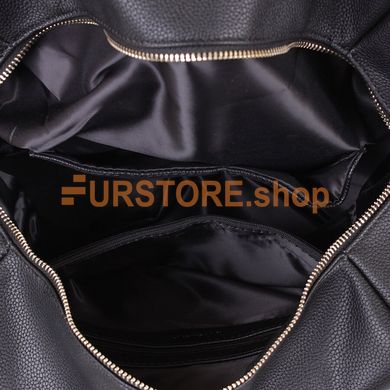 фотогорафия Сумка de esse T37099-1 Черная в магазине женской меховой одежды https://furstore.shop