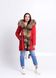 photo Red warm parka with raccoon fur in the women's furs clothing web store https://furstore.shop