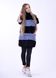 фото Комбінована хутряна жилетка, сіра з чорним в онлайн крамниці жіночого одягу https://furstore.shop