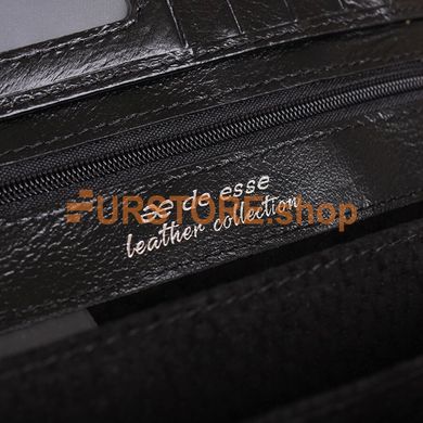 фотогорафия Кошелек de esse LC60101-1A Черный в магазине женской меховой одежды https://furstore.shop