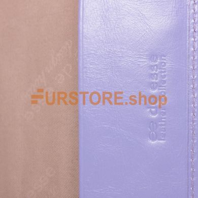 фотогорафия Обложка для паспорта de esse LC14002-YP2278 Фиолетовая в магазине женской меховой одежды https://furstore.shop