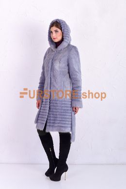 photographic Natural nutria sapphire fur coat in the women's fur clothing store https://furstore.shop