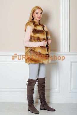фотогорафия Короткий меховой кардиган из лисы в магазине женской меховой одежды https://furstore.shop