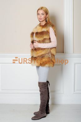 photographic Short fox fur cardigan in the women's fur clothing store https://furstore.shop