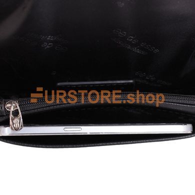 фотогорафия Сумка de esse DS23935-4001 Черная в магазине женской меховой одежды https://furstore.shop