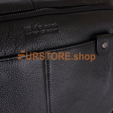 фотогорафия Портфель из натуральной кожи de esse LC45329X-1 Черный в магазине женской меховой одежды https://furstore.shop