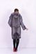 фото Жіноча зимова шуба з нутрії сріблястого кольору в онлайн крамниці жіночого одягу https://furstore.shop