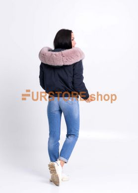 photographic Short fur's parka with lavander polar fox in the women's fur clothing store https://furstore.shop