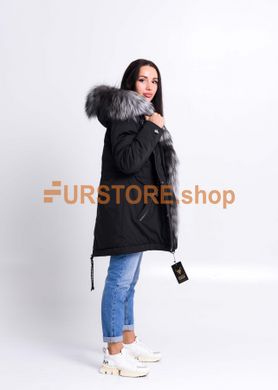 фотогорафия Парка с мехом чернобурки в магазине женской меховой одежды https://furstore.shop
