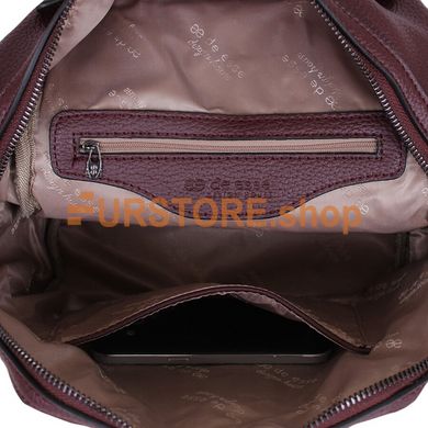 фотогорафия Сумка-рюкзак de esse D2364C-2389 Бордовая в магазине женской меховой одежды https://furstore.shop