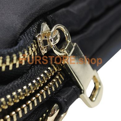 фотогорафия Сумка de esse C31018-1 Черная в магазине женской меховой одежды https://furstore.shop