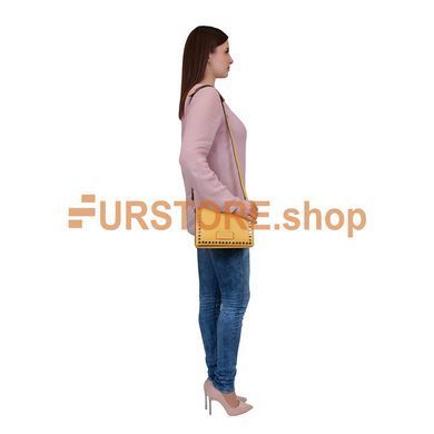 фотогорафия Сумка de esse DS33216-3318 Желтая в магазине женской меховой одежды https://furstore.shop