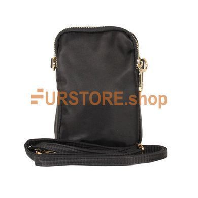 фотогорафия Сумка de esse C31018-1 Черная в магазине женской меховой одежды https://furstore.shop